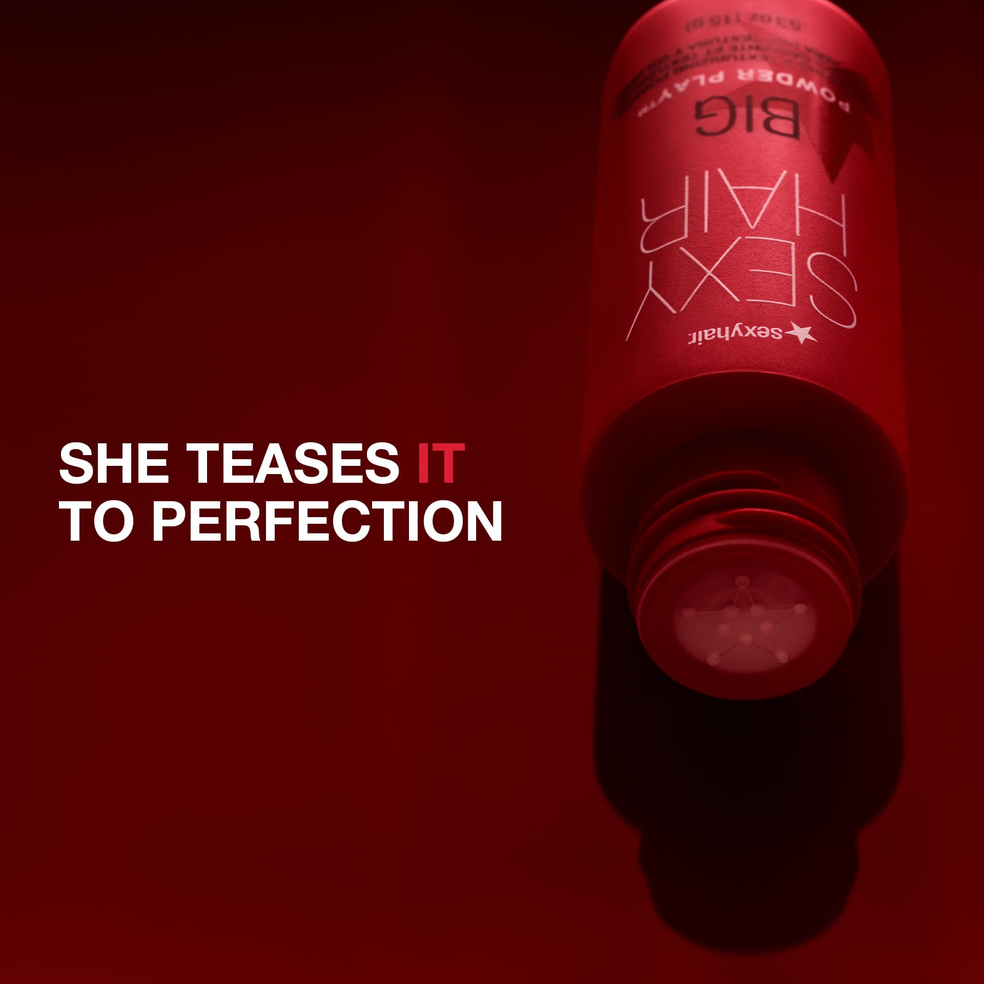 SexyHair Big Powder Play Volumizing & Texturizing Powder, 0.53 Oz | Colorless on Hair | Fragrance Free | Instant Lift - Image 5