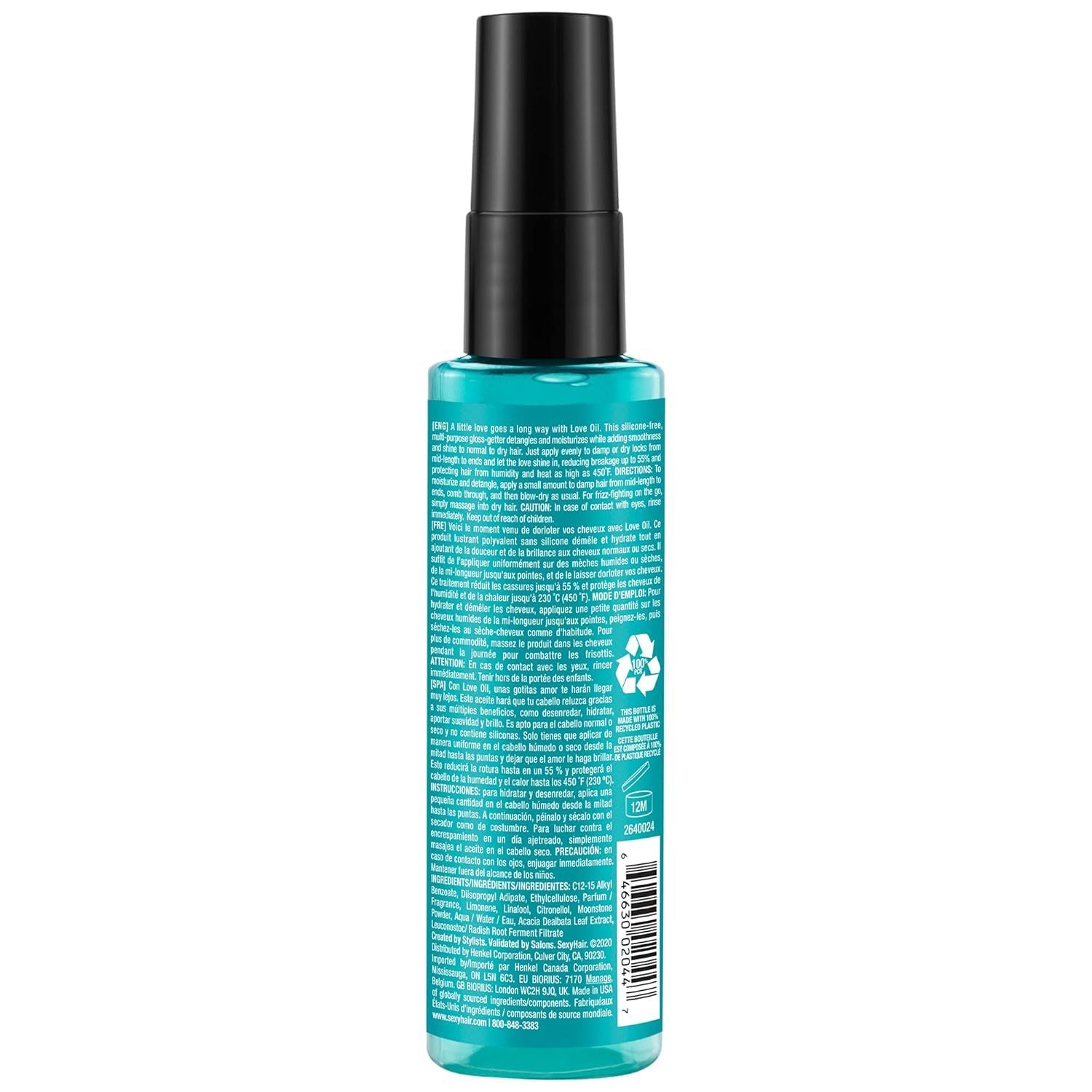 SexyHair Healthy Love Oil Moisturizing Oil | Improves Smoothness and Controls Frizz | Thermal Protection and Adds Shine | All Hair Types - Image 6