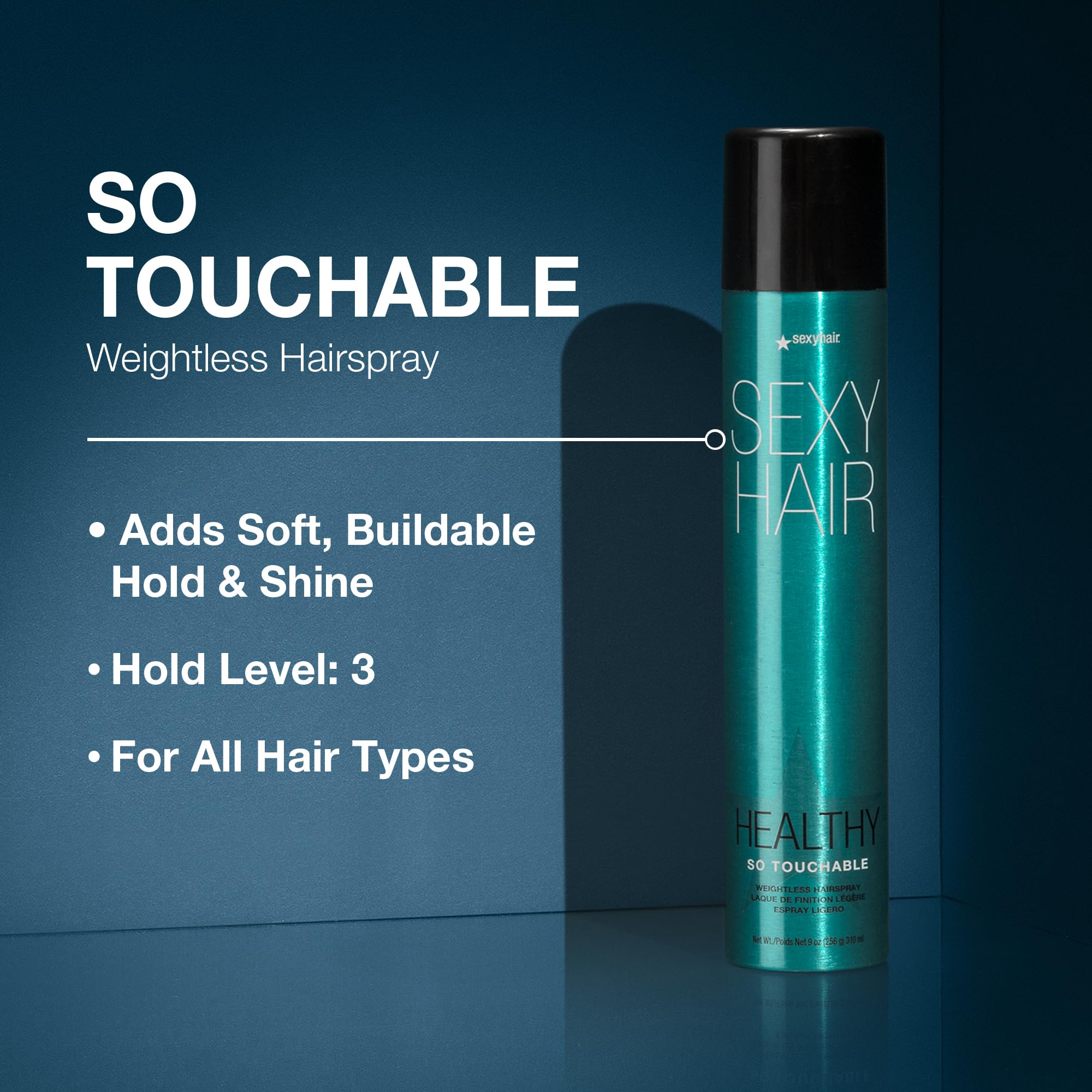SexyHair Healthy So Touchable Weightless Hairspray | Light Hold and Shine | All Hair Types - Image 5