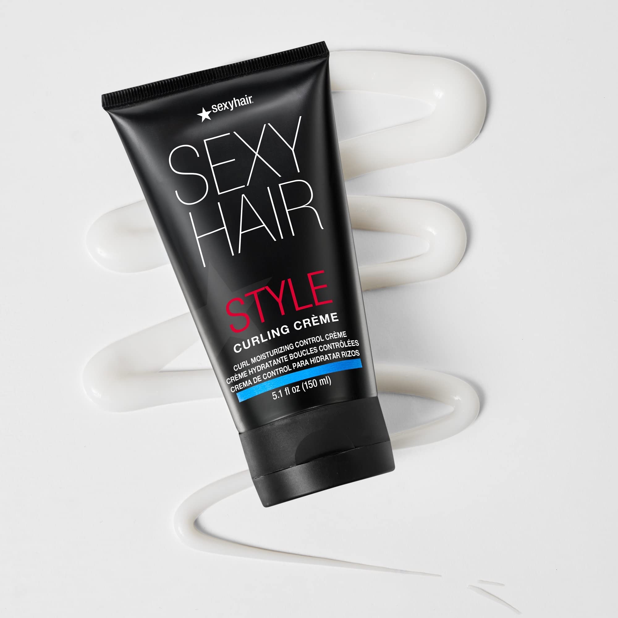SexyHair Style Curling Crème Curl Moisturizing Control Crème | Light Control | Maintains Moisture and Combats Frizz - Image 3