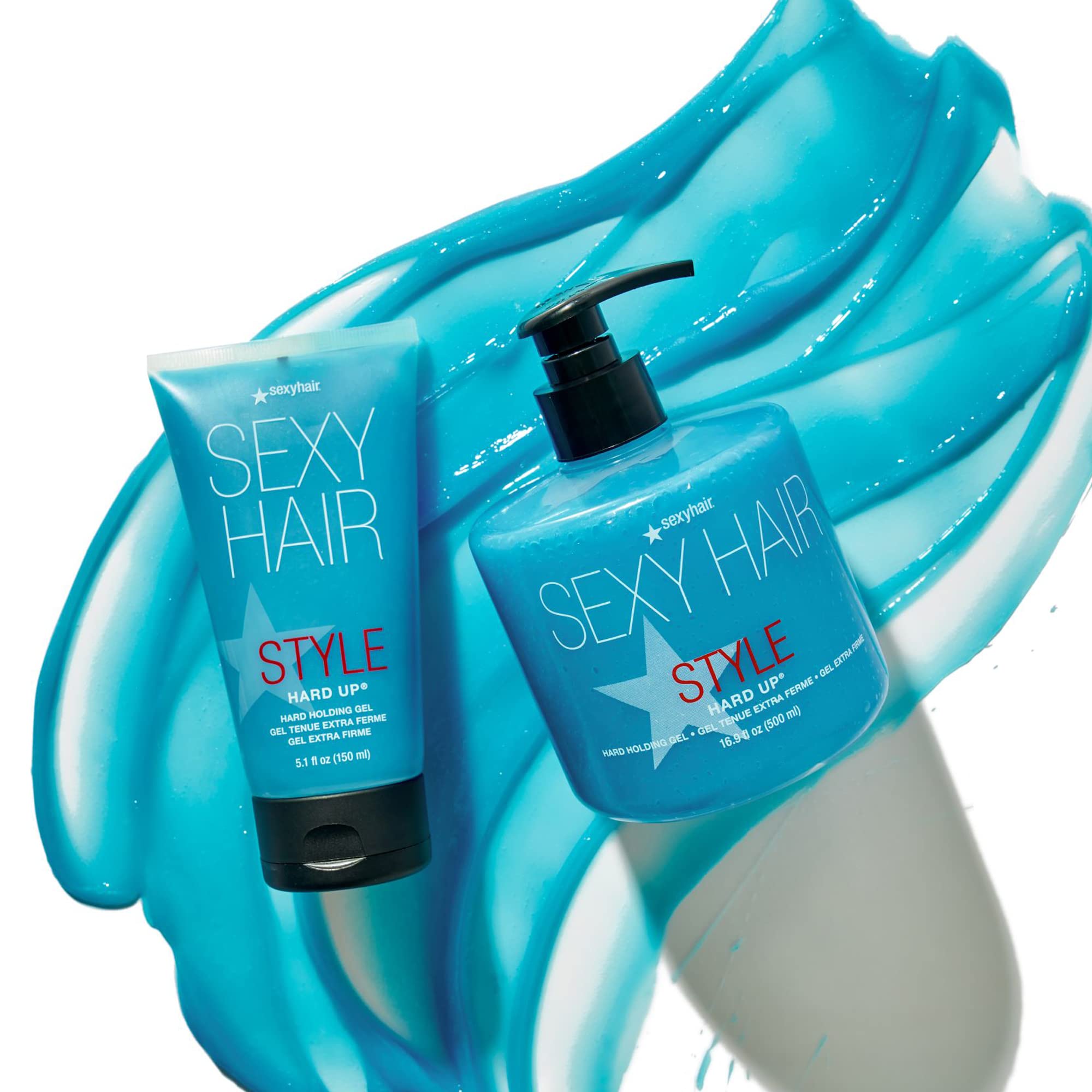 SexyHair Style Hard Up Hard Holding Gel | Extreme Hold | Non-Flaking Formula | All Hair Types - Image 5