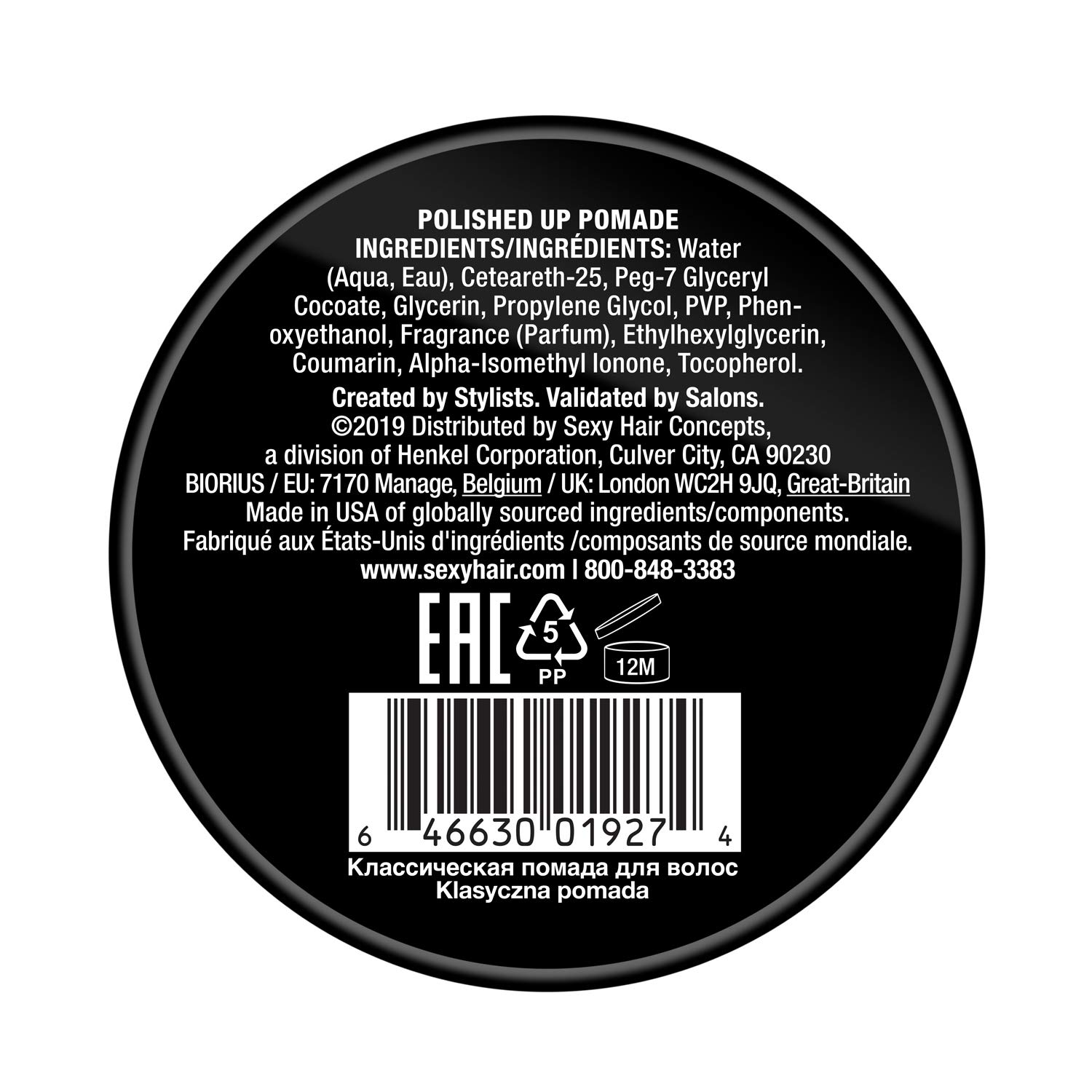 SexyHair Style Polished Up Pomade | Classic Polished Styles | Adds Shine | Washes Out Easily - Image 6