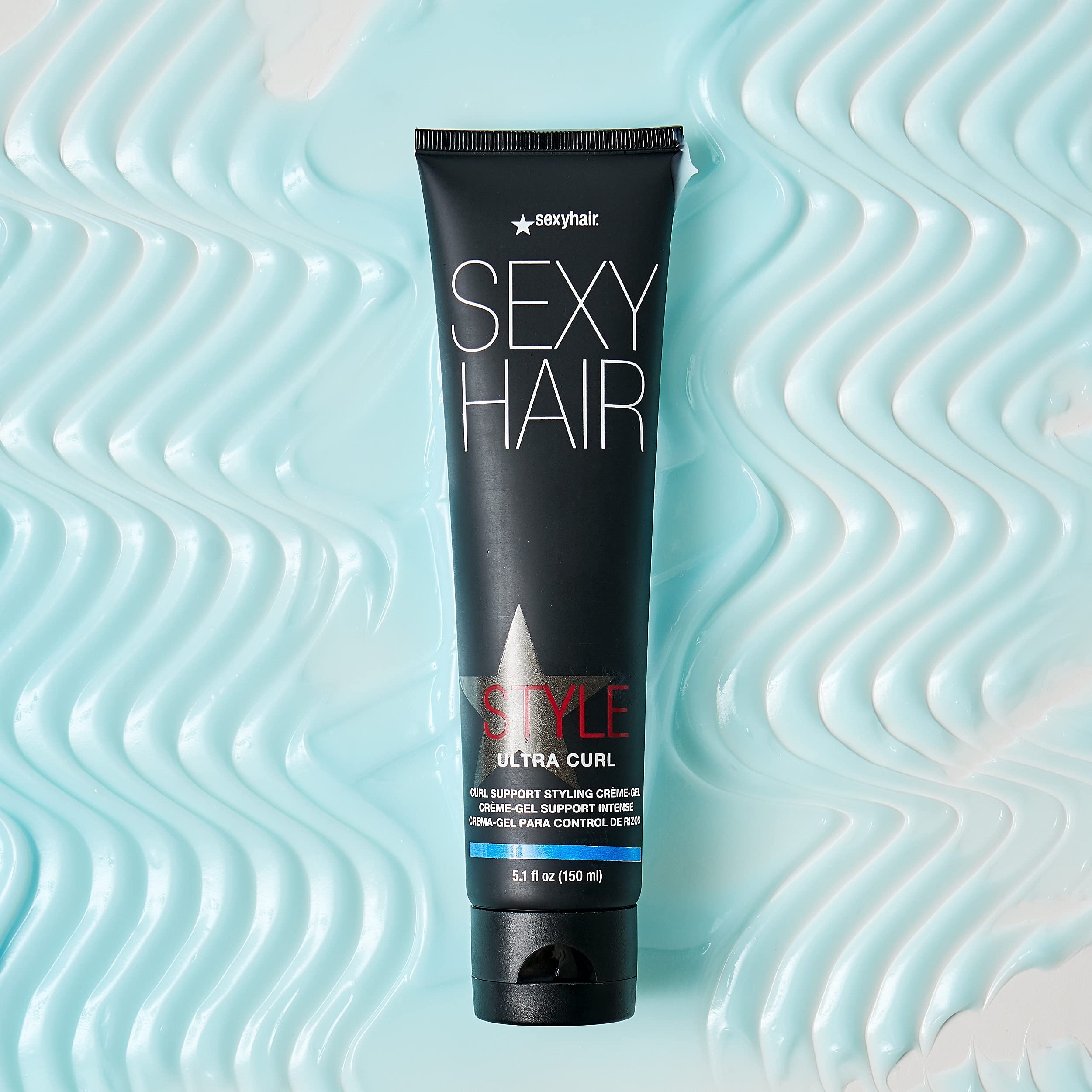 SexyHair Style Ultra Curl Support Styling Crème-Gel, 5.1 Oz | High Control | Adds Definition and Long-Lasting Shape - Image 3